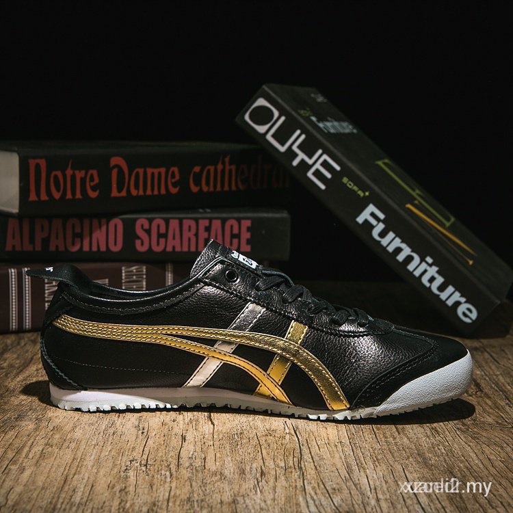 Sutra NW4S Onitsuka Tiger Mexico 66 sport shoes running shoes black ...