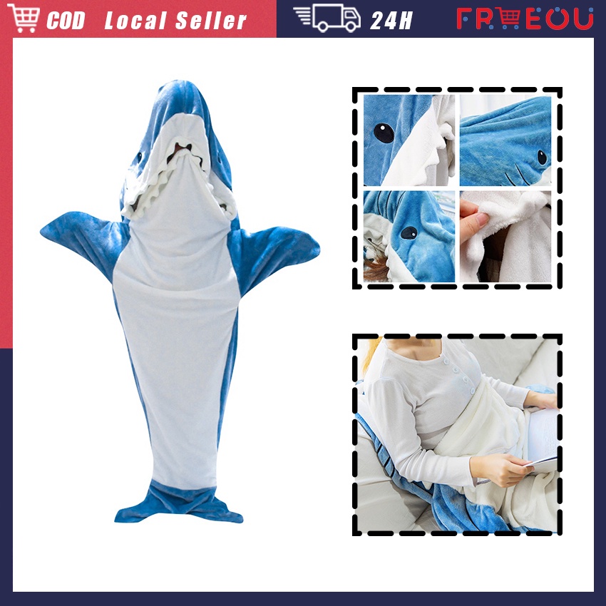Shark CosyWrap: Wearable Blanket for All Ages main image 0