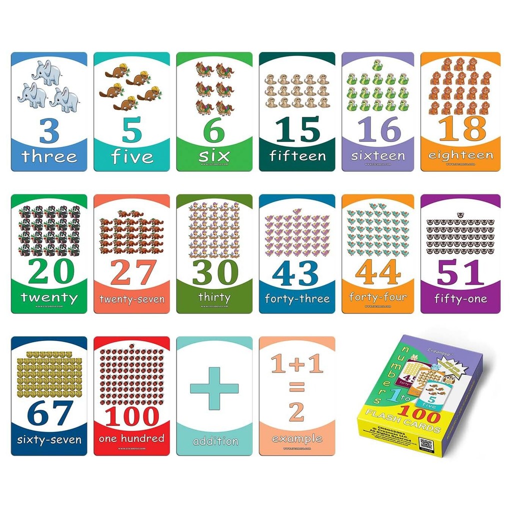 Numbers-1-100-Flash-Cards-(1-Deck) | Shopee Malaysia