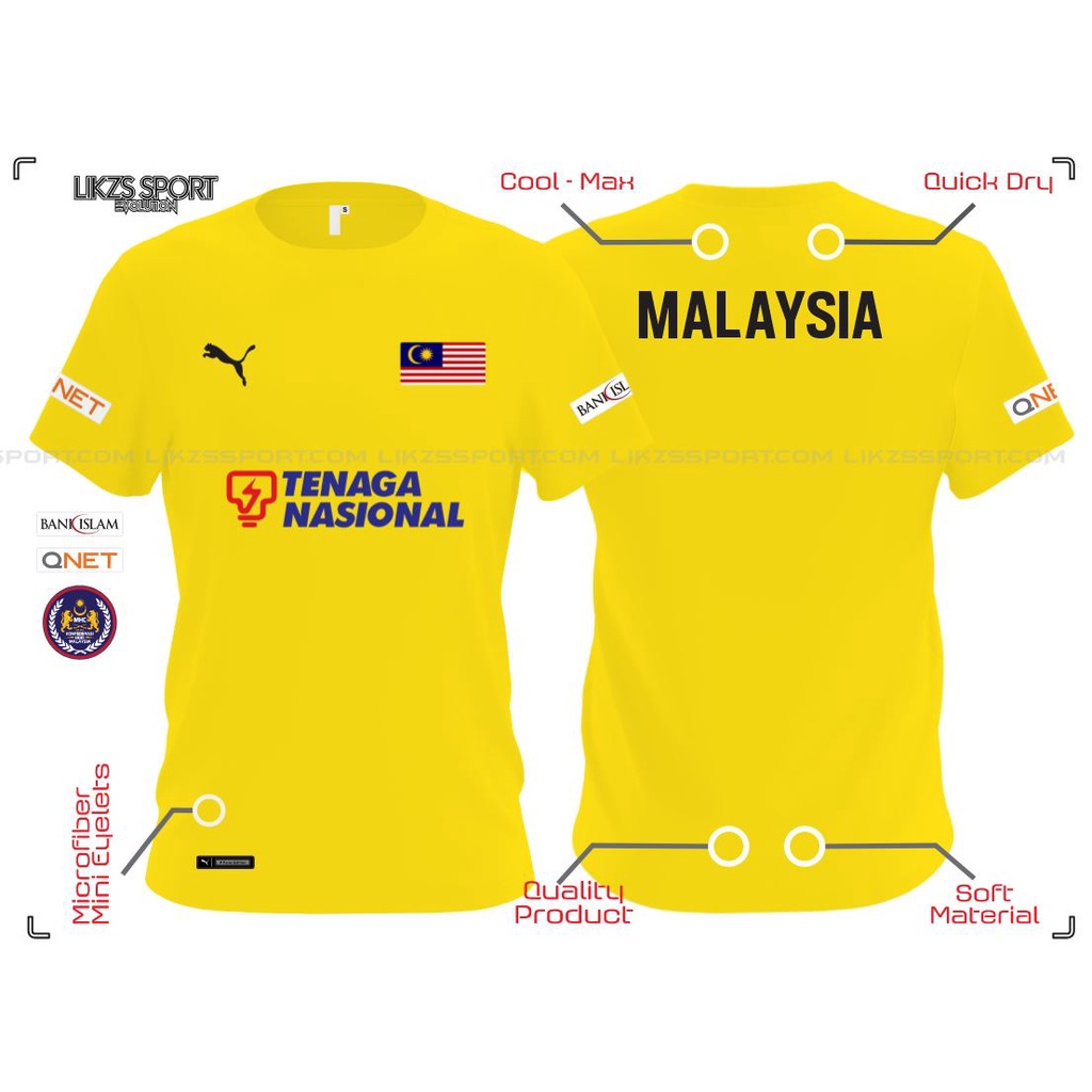 Malaysia Hockey Jersey DX6 Piala Dunia 2023 MHL Player Training Warm