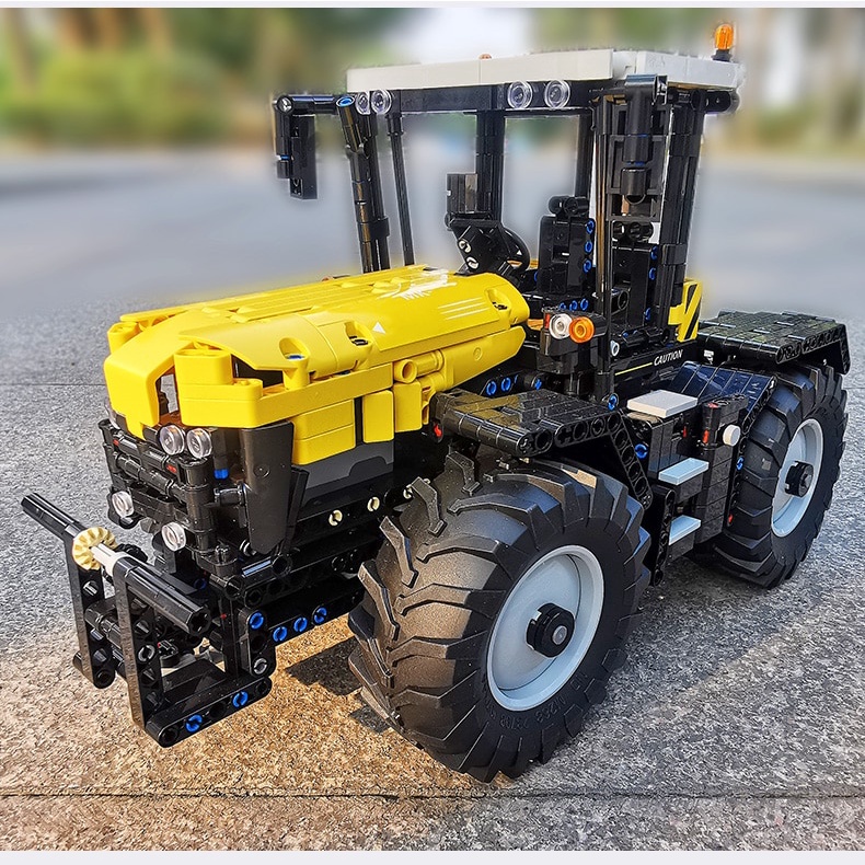 Mould King 17019 Technic 4 in 1 Tractors (Loaders, Flip Plows, Heavy ...