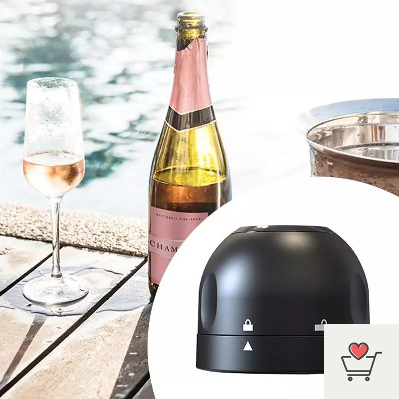 MBR Sealed Champagne Stopper,Red Wine Bottle Preserver Air Pump Vacuum