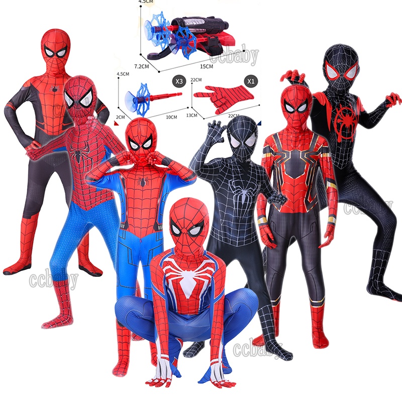 Spiderman Costume for Kids Birthday Spiderman Far From Home Costume ...