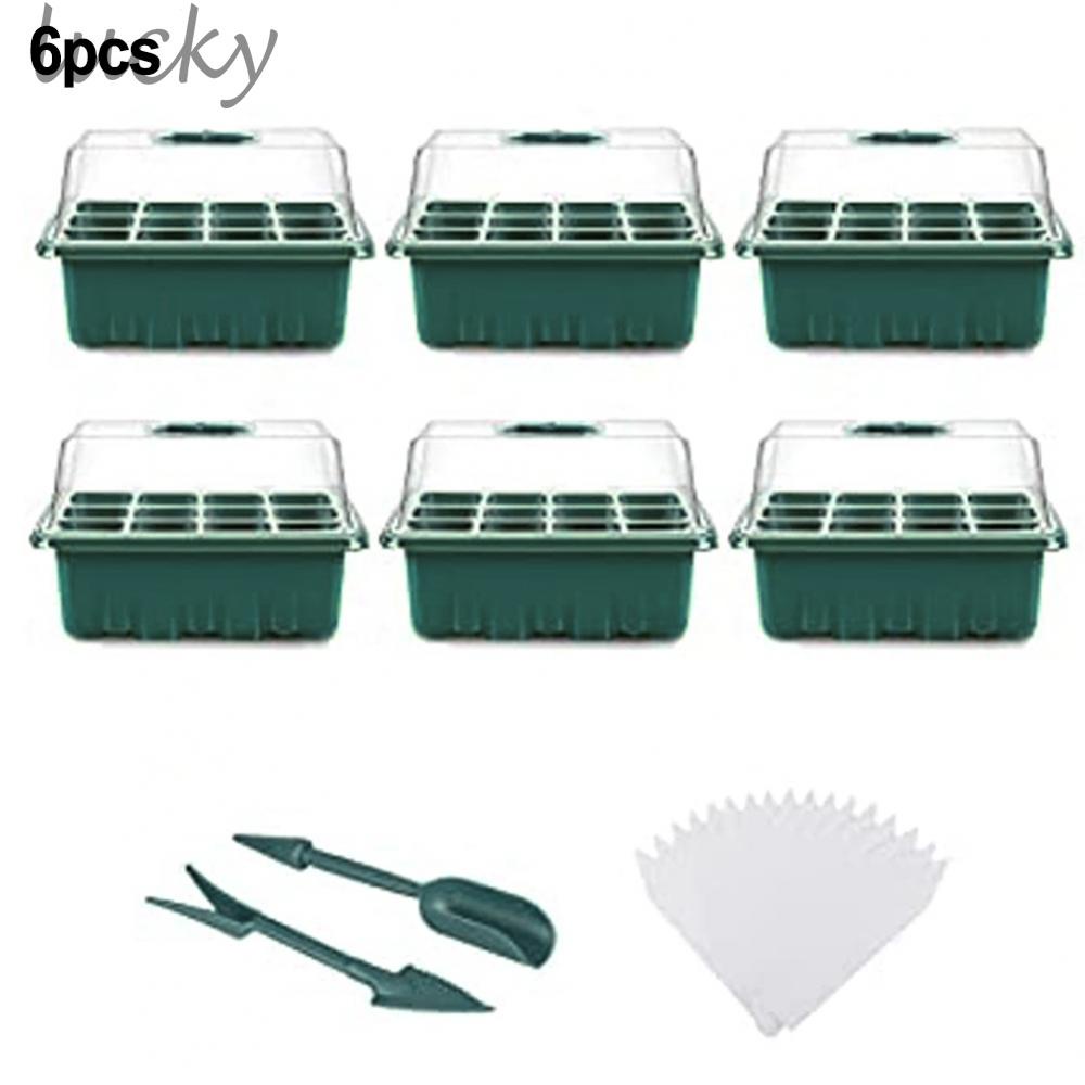 Starter Trays Greenhouse Plant Labels Transparent Watertight Base Trays