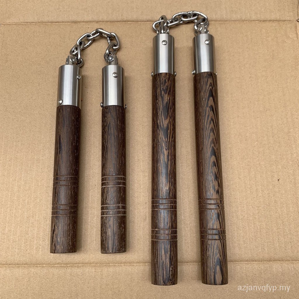 [New Kung Fu] Nunchaku Nunchaku Detachable Assembly Solid Wood Wenge