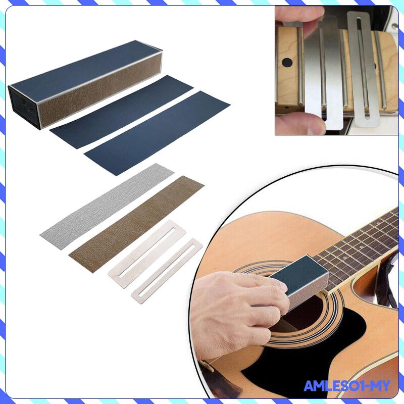 [AmlesoaeMY] Fret Leveling Beam Luthier Tool Replacement Aluminum Alloy