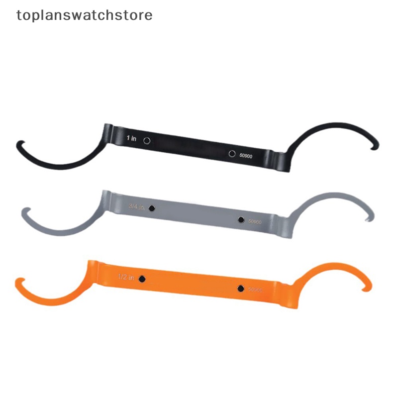 toplan 3PCS Locknut Wrench Set 1 Inch 1/2 Inch 3/4 Inch Alloy Steel