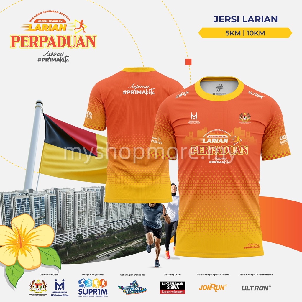 Baju Lelaki Dewasa T Shirt Jersey for Kids Jersi Larian Perpaduan Shirt ...