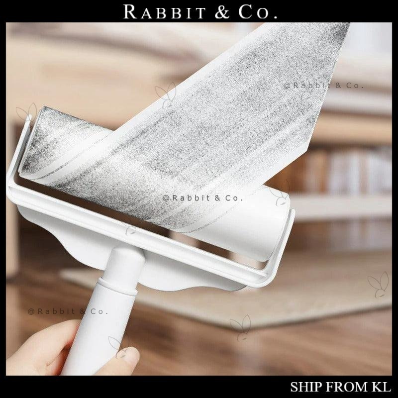 R&C 124cm Long Handle Sticky Hair Rod Roller Floor Mops Tearable ...