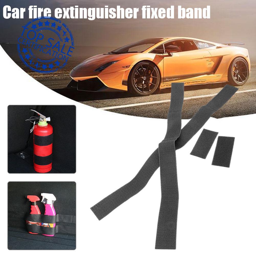 Car Fire Extinguisher Fixing Strap Car Trunk Storage Extinguisher Fixed Dry Car Fixed Fire Belt