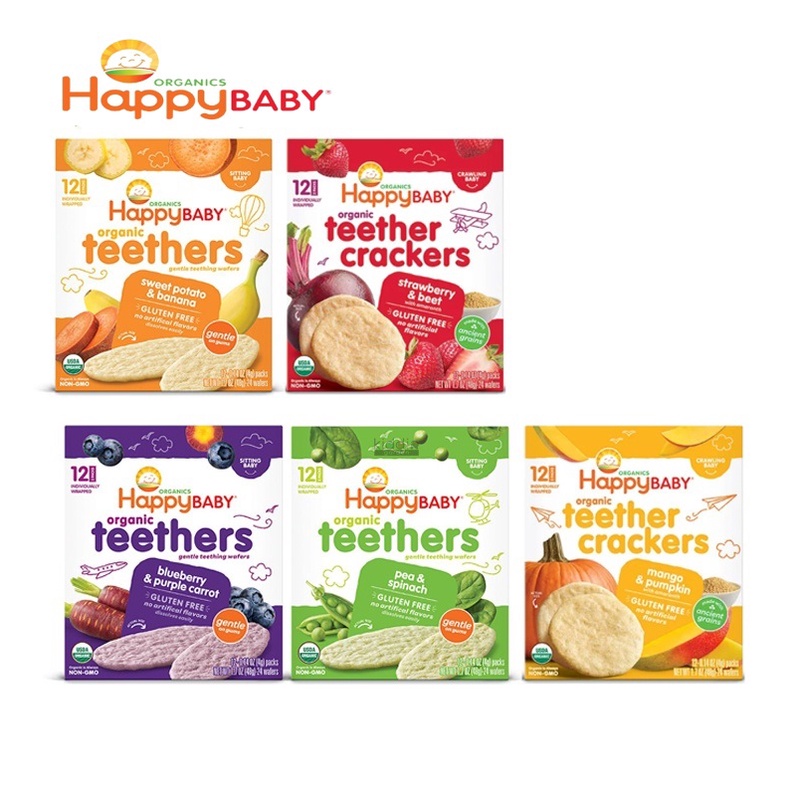 Happy baby hot sale teething crackers