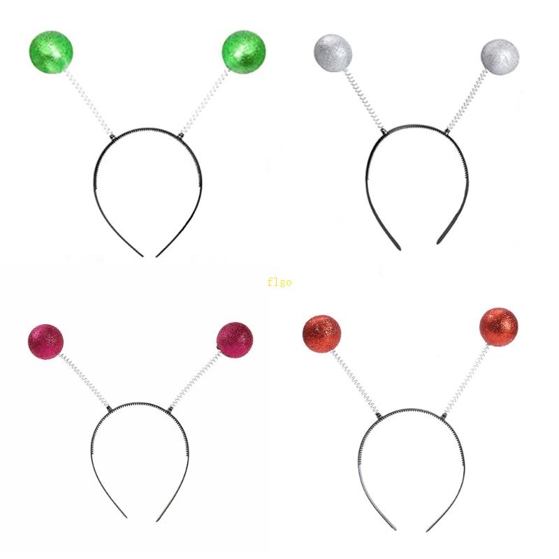 flgo Alien HeadBopper MartianHeadband Alien Antenna Headband Space Antenna Headband Halloween