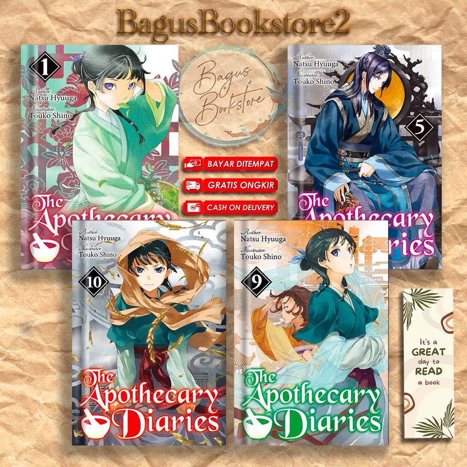 The Apothecary Diaries (Light Novel) (11Book series) by Natsu Hyuuga (English) Shopee Malaysia