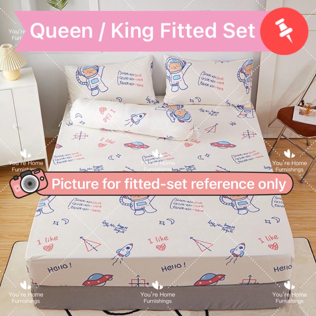 YH Cartoon Bedsheets / Bed Sheets / Single Zip Fitted 芦荟棉床单 / 拉链床单 ...
