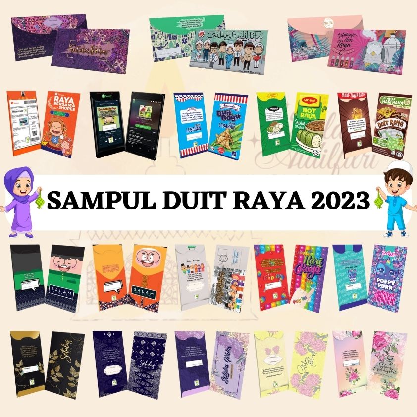 10pcs Sampul Duit Raya 2024 Sampul Raya Exclusive Money Packet Long