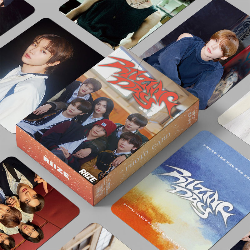 50-55pcs/box RIIZE Lomo Cards Hologram Laser Photocards SHOTARO EUNSEOK ...