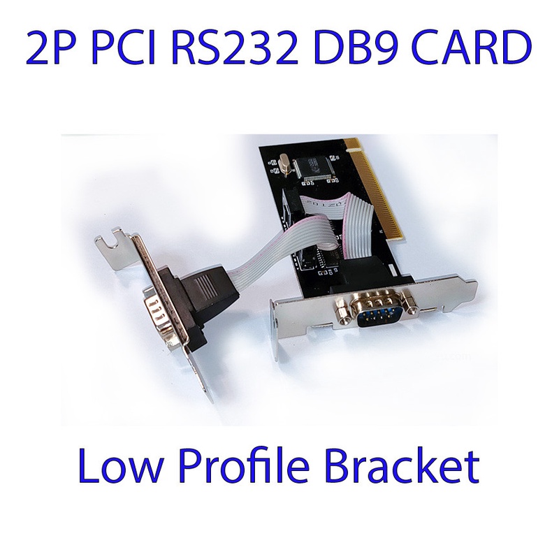 PCI 2 / 4 port RS232 Serial Interface Card High/Low profile Bracket
