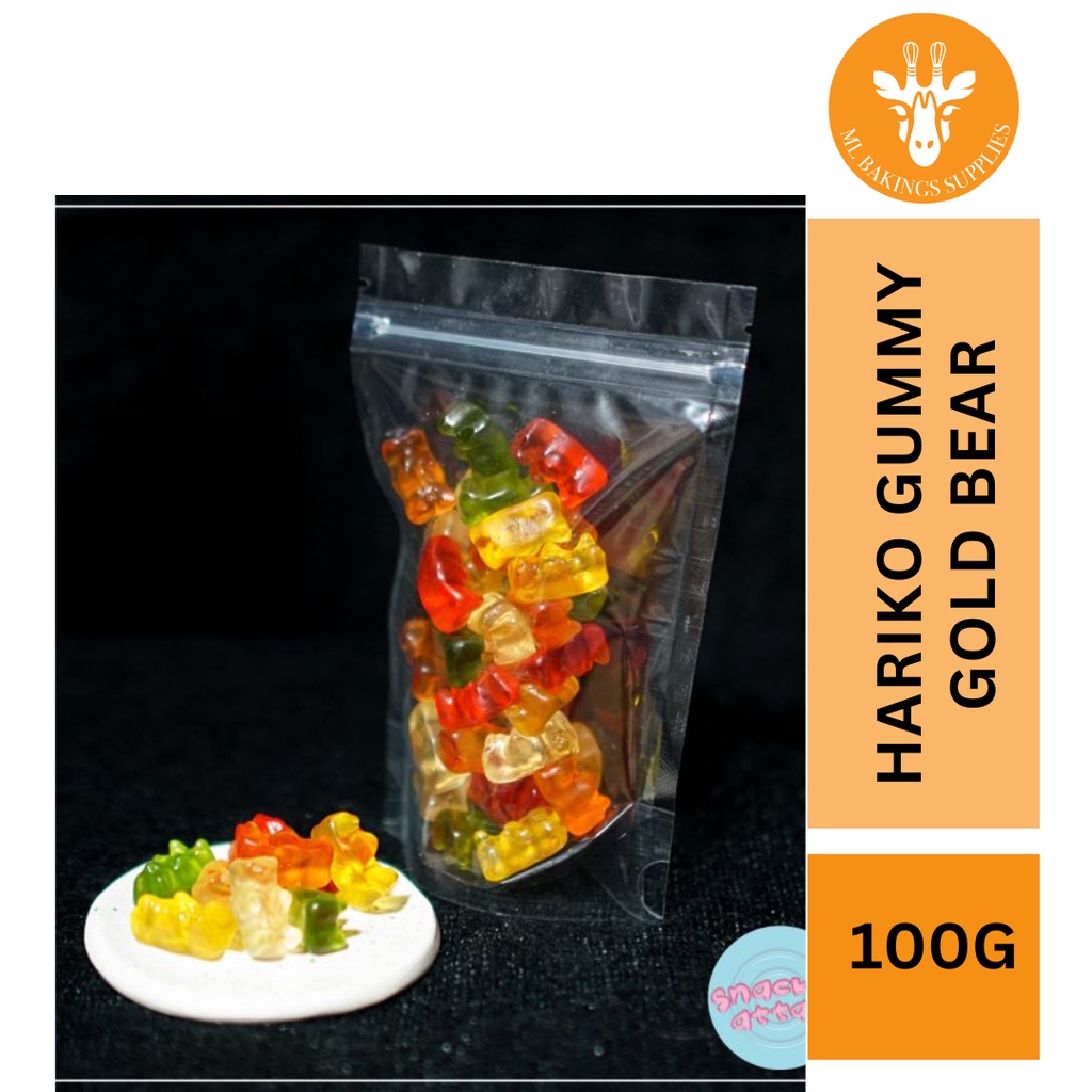 [READY STOCK] HARIBO Gold Bears Gummy Bears Candy - 100g [REPACKED ...