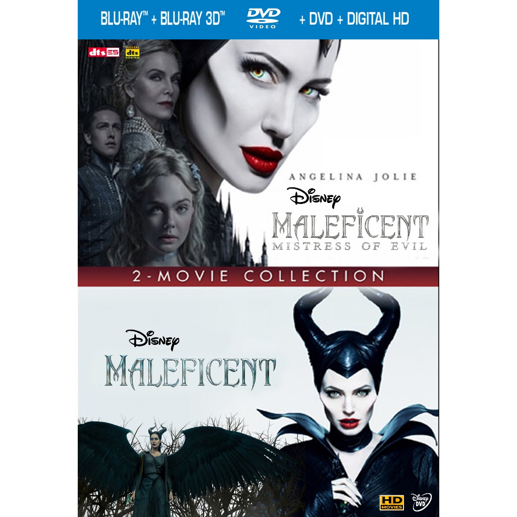 English DVD MALEFICENT 2014 2019 COLLECTION f310 Shopee Malaysia