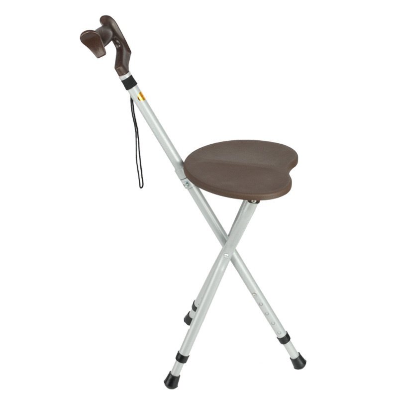 Tripod with Stool Walking Cane Chair Foldable Walking Cane Stool