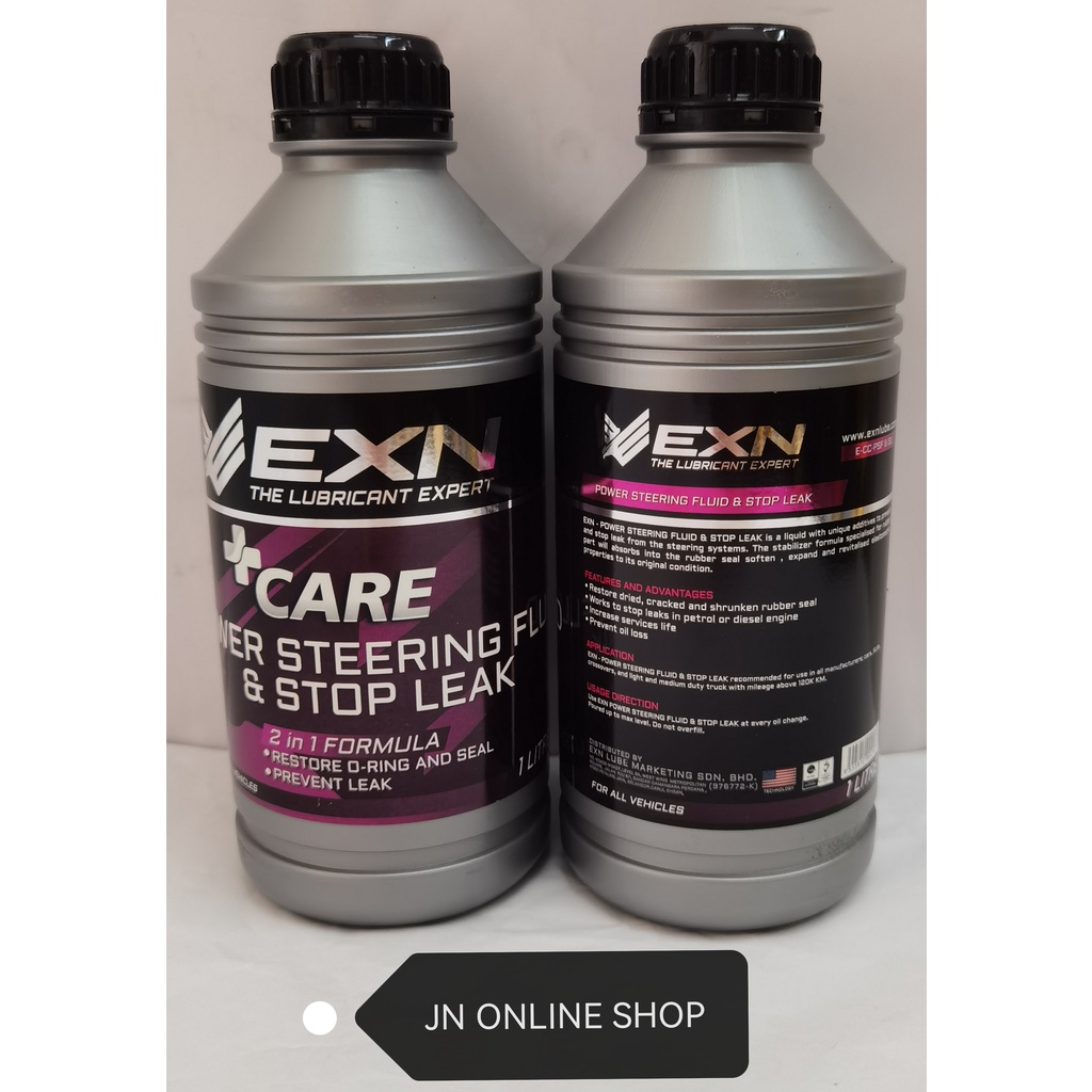 EXN Power Steering Fluid+Stop Leak (1 Litre) Shopee Malaysia