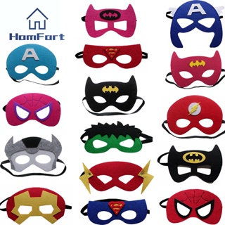 Superhero Mask Costume Foam Gloves Dress Up Movie Character Muscle