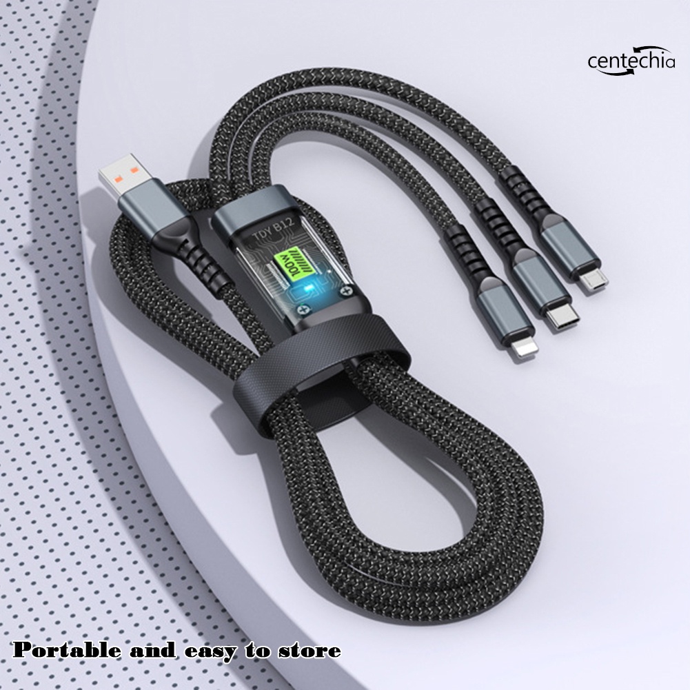 Woven Charging Cable With 3 Type Interface Professional Charging Cable For Smartphone Shopee