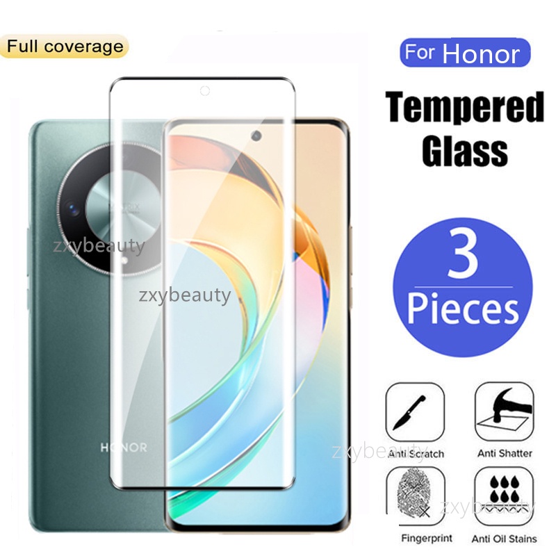 Full Cover Curved Tempered Glass For Honor X9b X9a 5g 2023 Screen Protector For Honorx9b