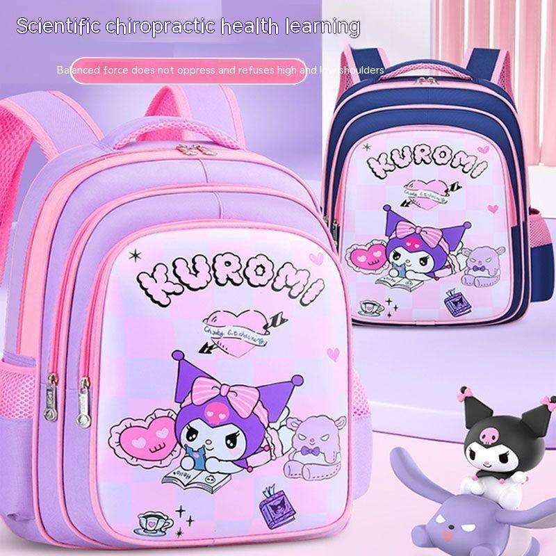Kuromi school bag Student backpack, primary school bag, New Kuromi ...