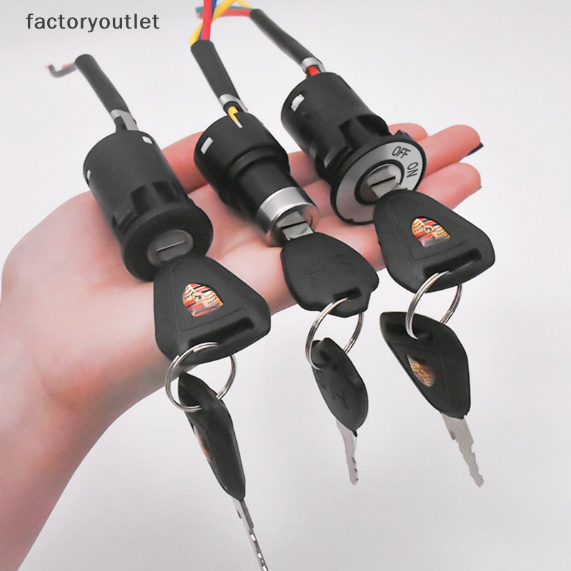 FCMY Electric Bicycle Ignition Switch Key Power Lock For Electric ...