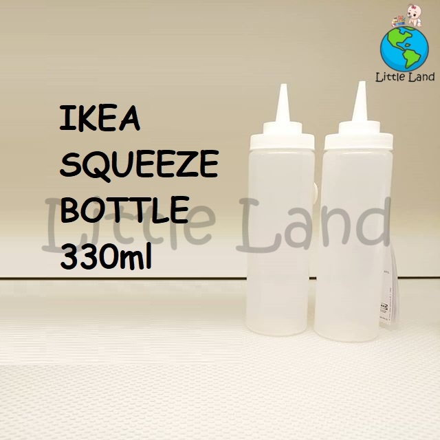 IKEA Squeeze Bottle without Cap 330ml / Transparent Sauce Bottle