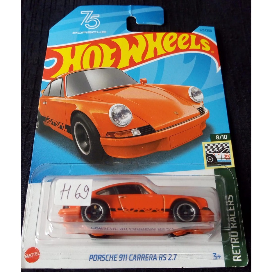 Hot Wheels - Porsche 911 Carrera RS 2.7 Retro Racers Orange | Shopee ...