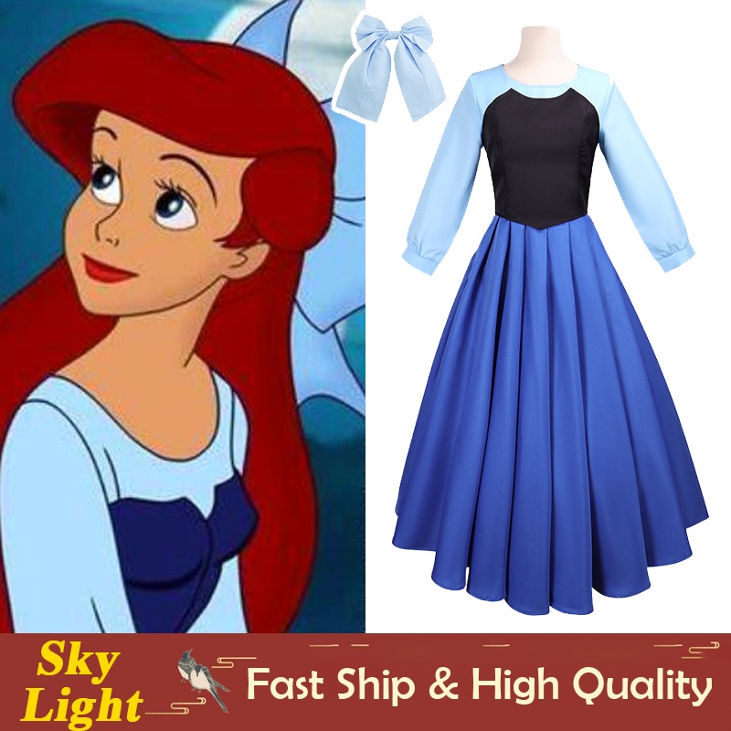 princess polly baby blue dress Mermaid Live Action Ariel Wedding Dress Movie The Little Mermaid Live  Action R/Covetfashion