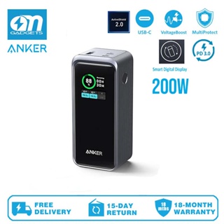 Anker Prime USB-C Power Bank 20000mAh Portable Charger 200W Charge Smart  Display