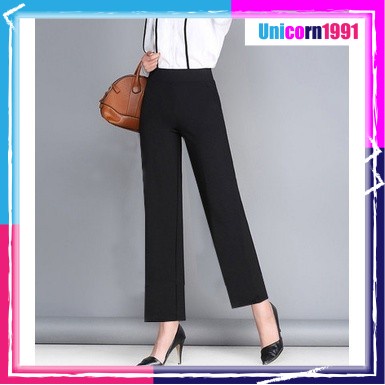 High Waisted Loose Straight Pants Women Retro American Street