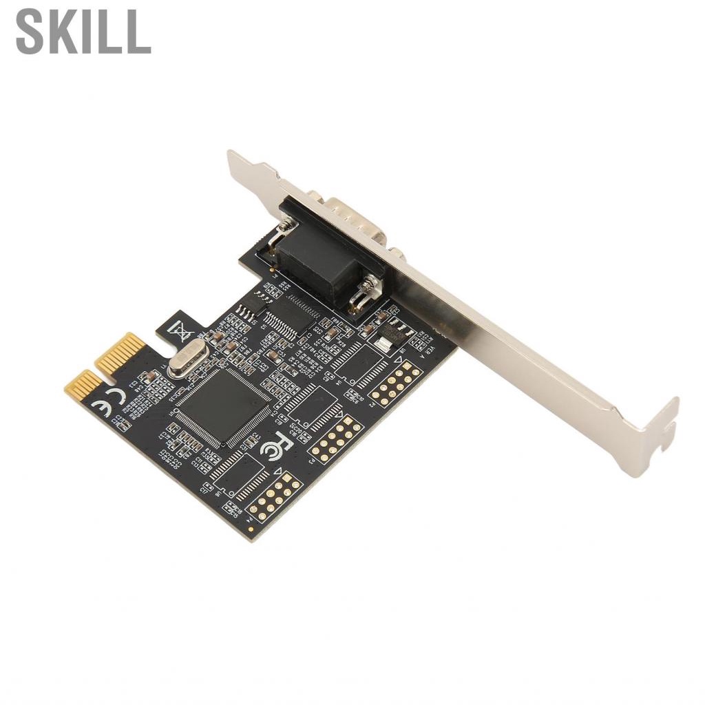 Skill PCIe X1 RS232 Serial Adapter Card Single Port PCI Express to