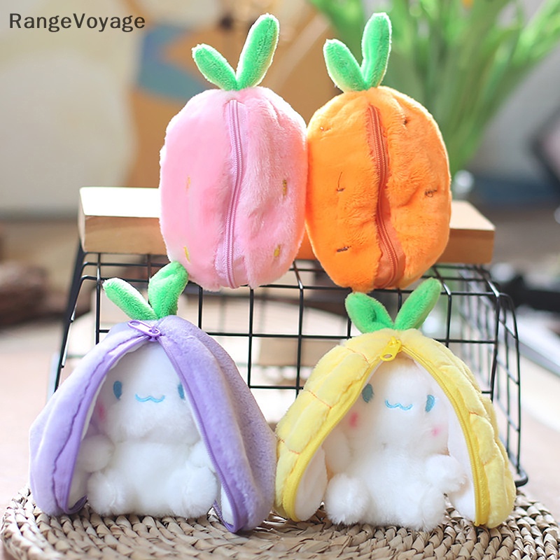 RangeVoyage 12cm Cosplay Pineapple Strawberry Carrot Rabbit Toy Stuffed ...