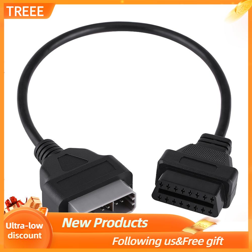 Treee 14 Pin to 16 OBD2 Adapter Connector Diagnostic Cable for Nissan ...