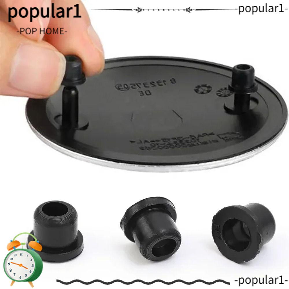 POP 1Pcs Hood Logo Fastener, Trunk Emblem Grommet Holder Clip Hole Plugs, Durable Rubber Car