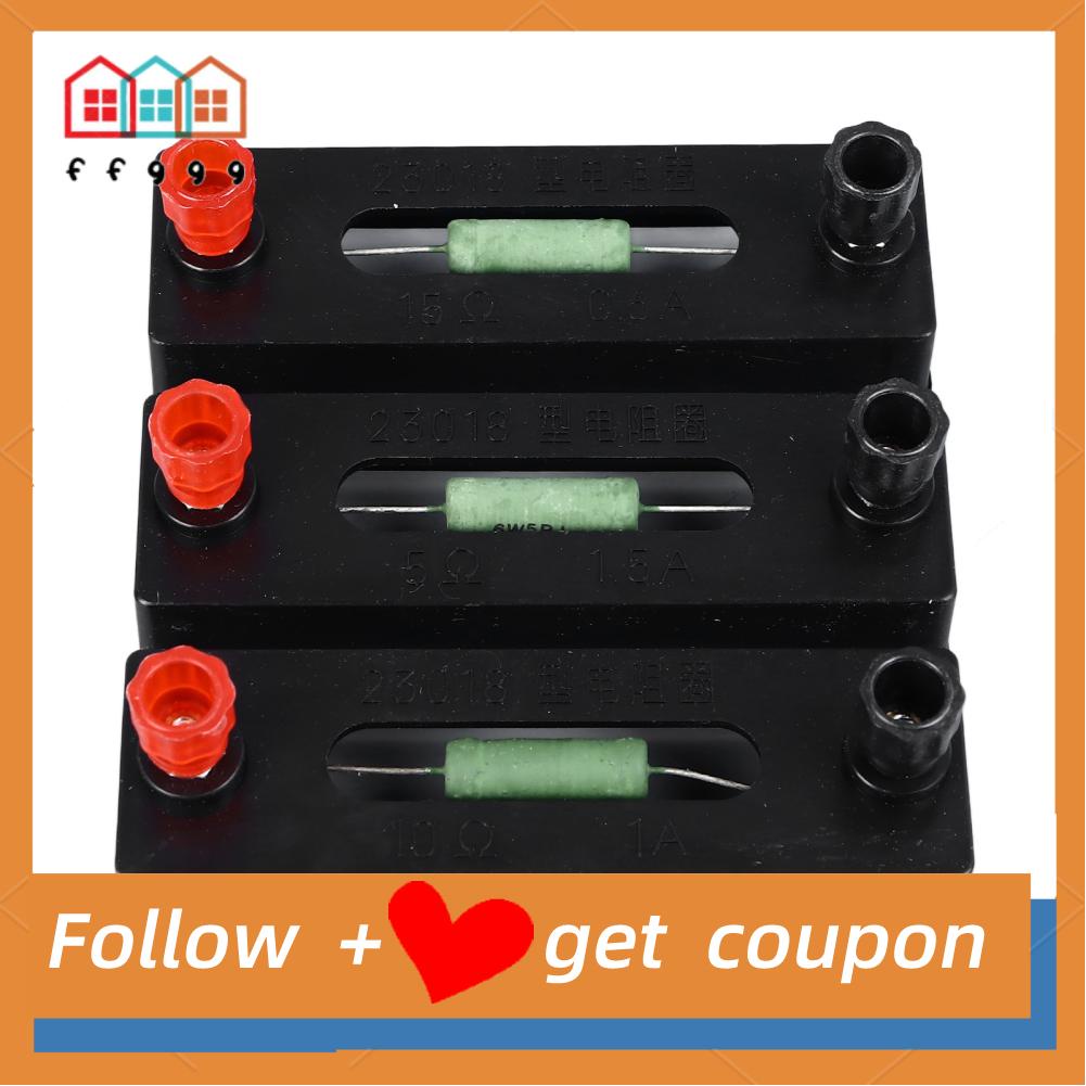 Ffggg Fixed Resistor Kit Coils 5Ω 10Ω 15Ω Electronic Resistors for