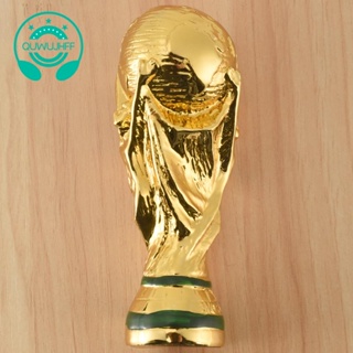Football Ballon d'Or Trophy Replicas Resin Plating Gold Color Football Best  Player Award Trophy Men and Women Fans Home Decoration Collection