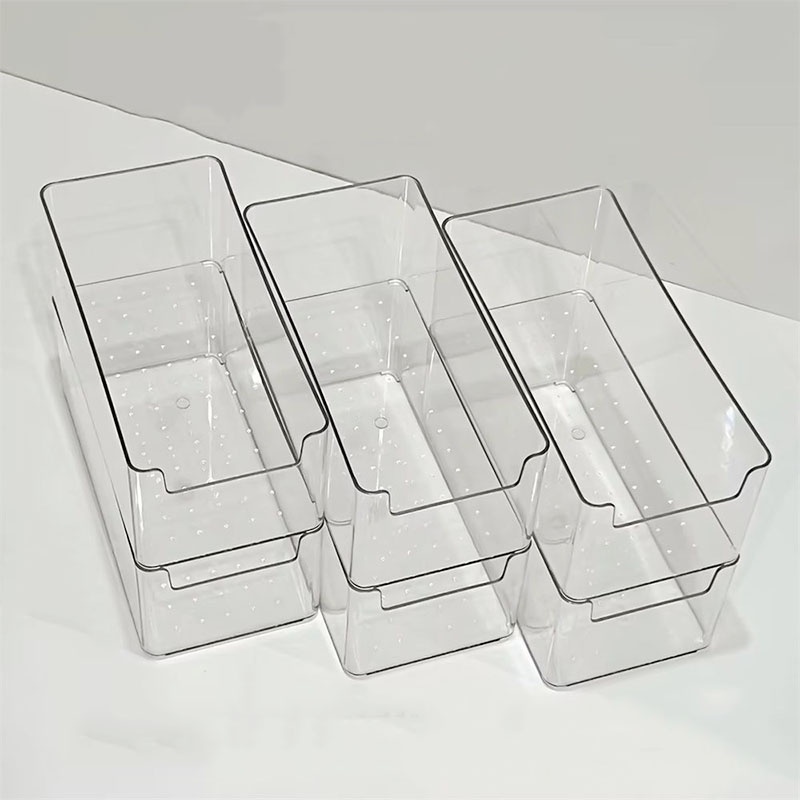 Transparent Desktop Storage Box Acrylic Waterproof Desktop Organizing ...