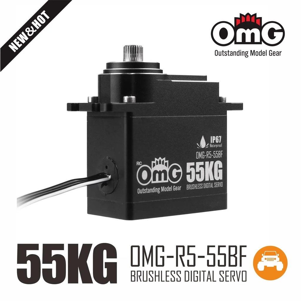 OMG-R5-55BF Brushless Digital Standard Servo Magnetic Encoding Sensor ...