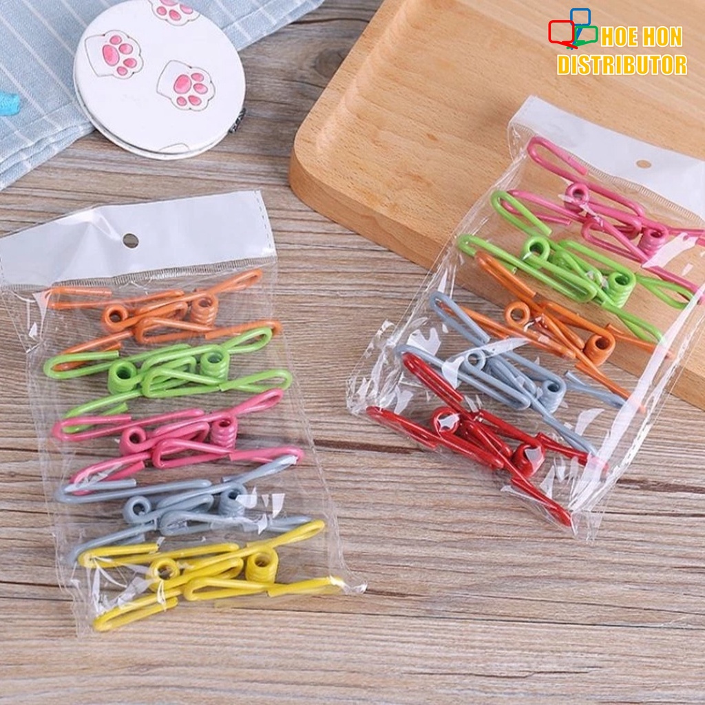 Steel Laundry Cloth Peg 5cm 10pcs Color Laundry Clip Bar Pinch Document 