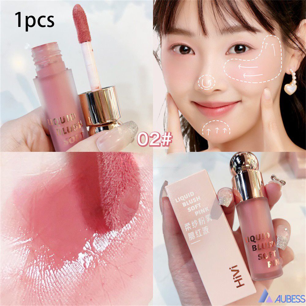 Hivi Soft Yarn Powder Mist Blush Liquid Red Swelling Color Natural ...