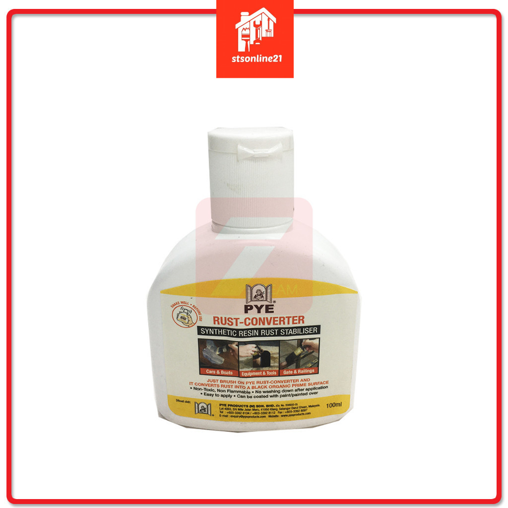 PYE Rust Converter - Synthetic Rust Stabilizer 100ml (Penukar Karat ...