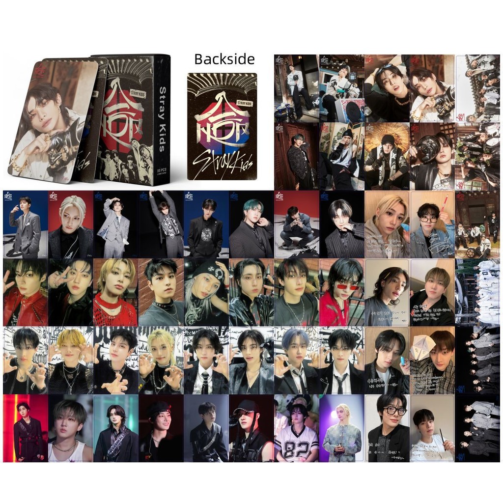 Set 55 Photocards Stray Kids ATE – Carte Collezione Kpop, Non Ripetute, Dimensioni 5,5 X 8,5 Cm – Regalo Per Fan E Collezionisti