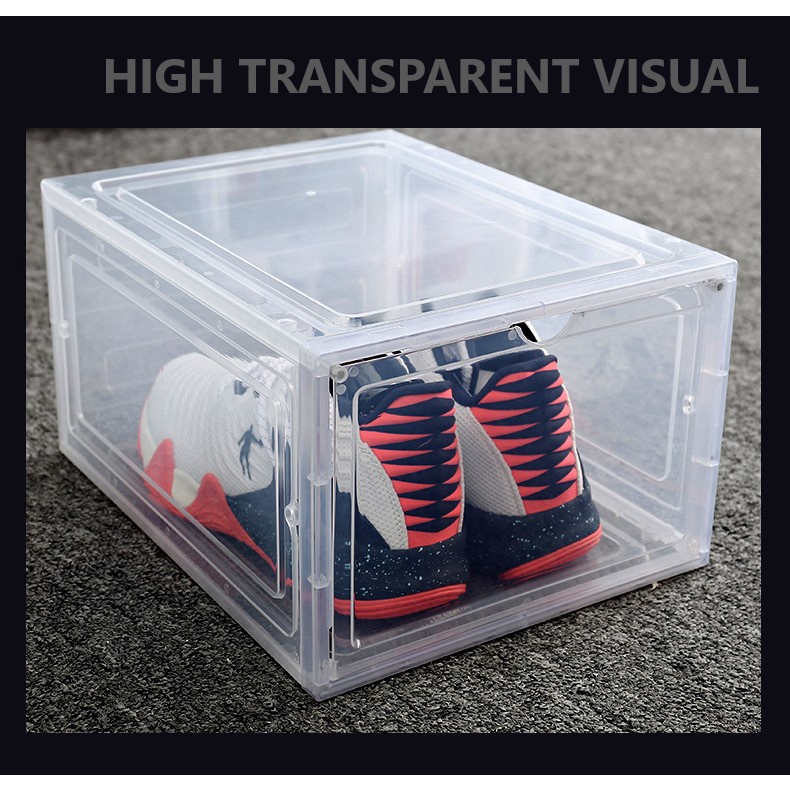 Magnetic Drop Front Sneaker Shoe Box 1box | Shopee Malaysia