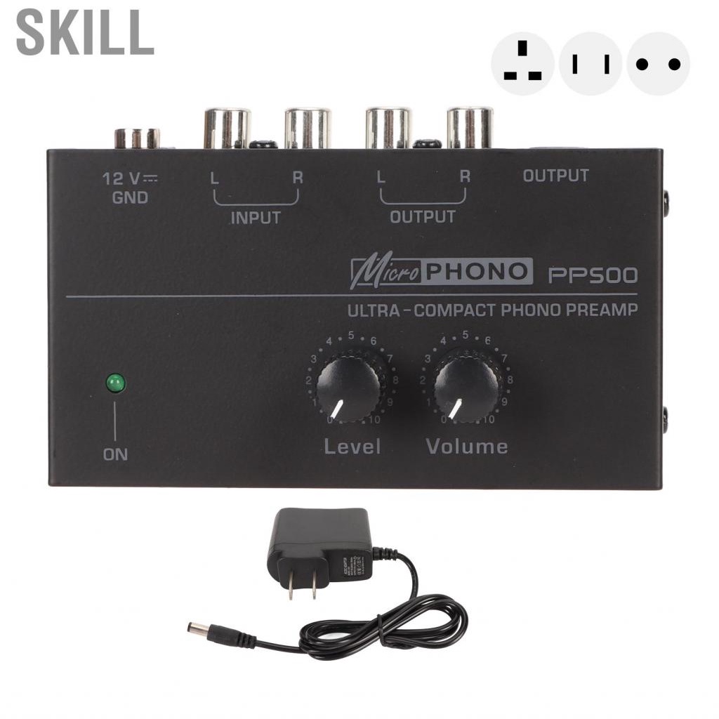 Skill Phono Turntable Preamp Independent Volume Control Preamplifier