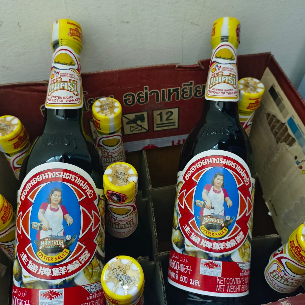 Halal Thailand Tra Maekrua Oyster Sauce Sos Tiram Thai 泰国主妇牌鲜蚝酱 600ml ...